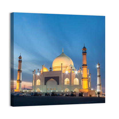 Siddiqa Fatima Zahra Mosque at Dusk Wall Art