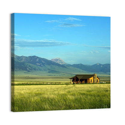 Montana Mountain Ranch Wall Art