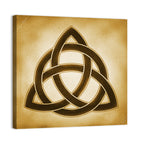 Embossed Trinity Knot Symbol Wall Art