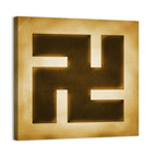 Buddhist Swastika Emblem Wall Art