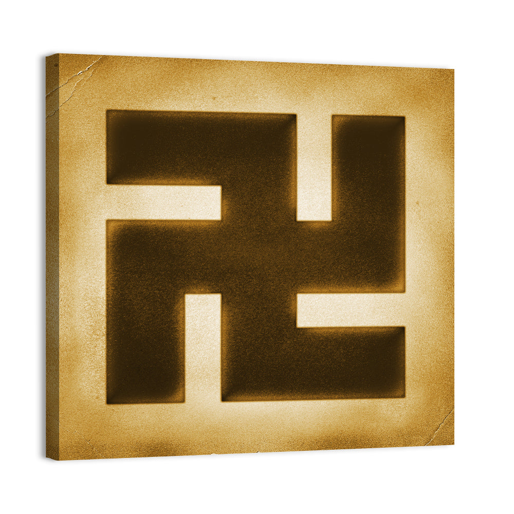 Swastika Buddha Sign Wall Art