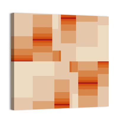 Minimalist Aerial Farm Fields Wall Art