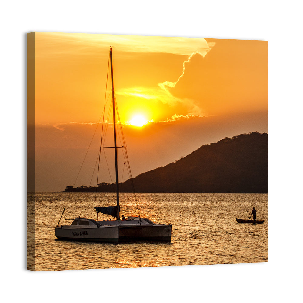 Mama Afrika Sunset, Lake Malawi Wall Art