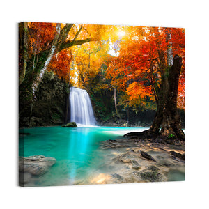 Tropical Waterfall Wall Art