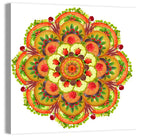 Vegetarian Pizza Mandala Wall Art