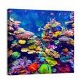 Tropical Coral Reef Aquarium Wall Art