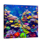 Tropical Coral Reef Aquarium Wall Art