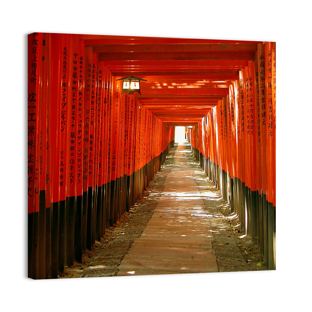 Fushimi Inari Torii Tunnel Wall Art