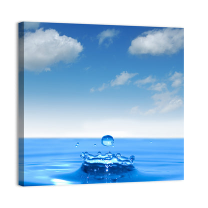 Ocean Water Drop Wall Art