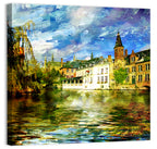 Dijver Canal, Bruges Wall Art