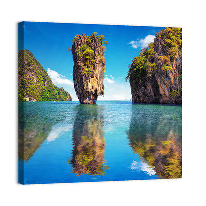 Ko Tapu Limestone Stack, Phang Nga Wall Art
