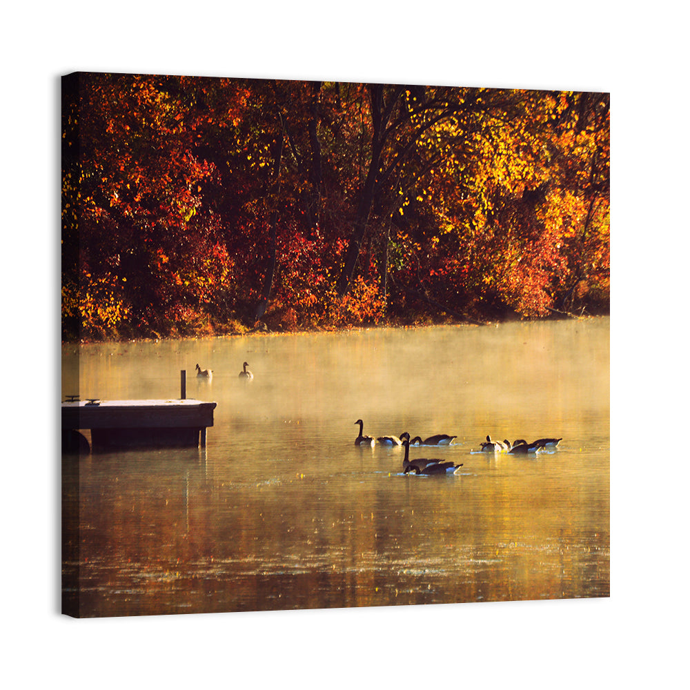 Governor Dodge Misty Lake Wall Art