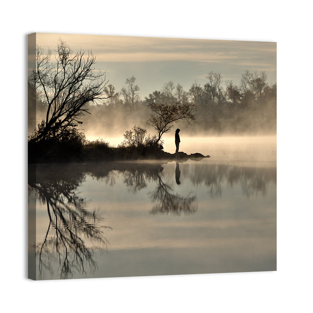Centennial Lake Mist Wall Art