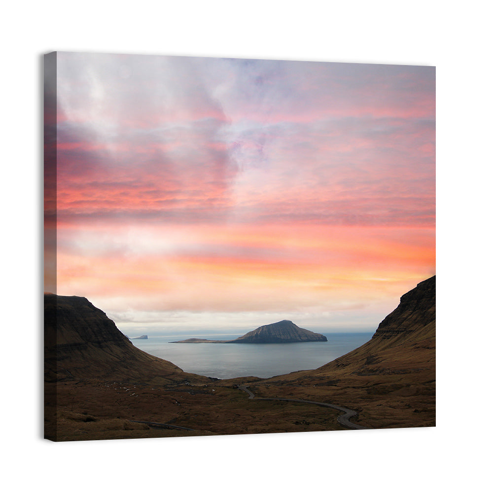Klakkur Dusk Over Kalsoy Wall Art