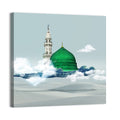 Green Dome of Al-masjid An-nabawi Wall Art