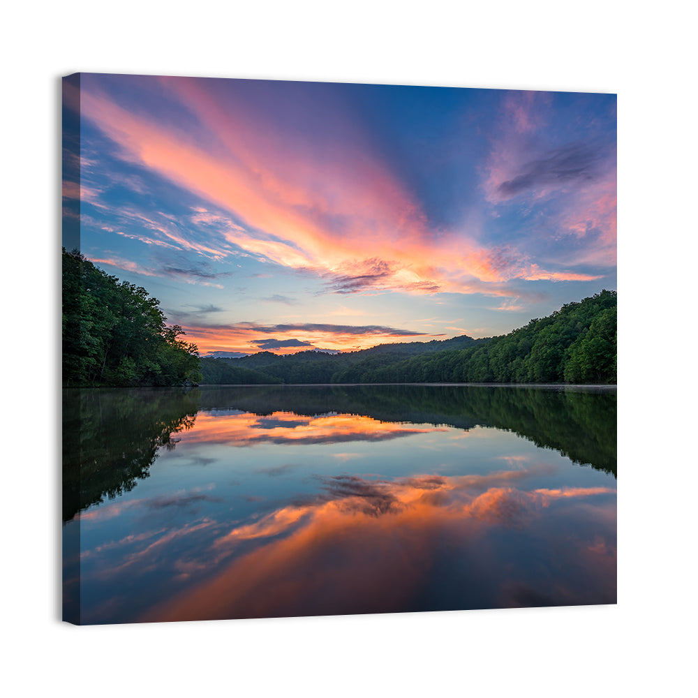 Appalachian Lake Sunset Wall Art
