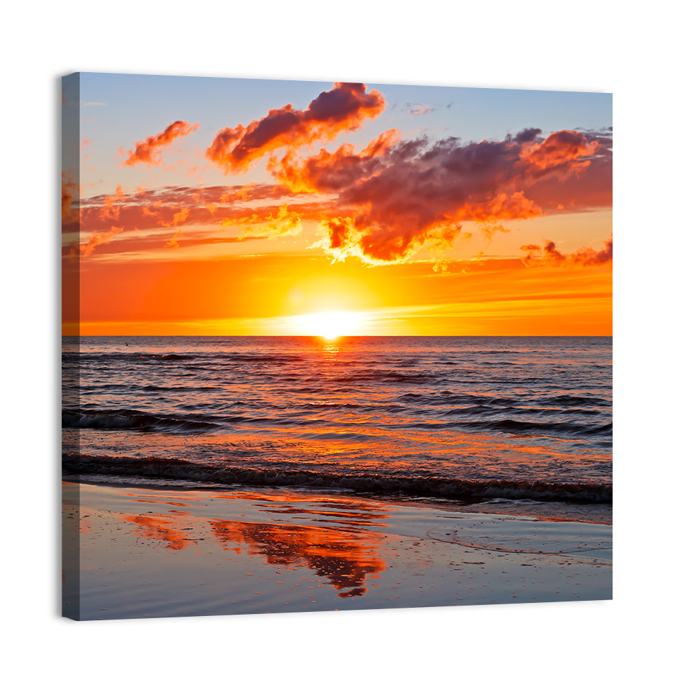 Sunset Over the Baltic Wall Art