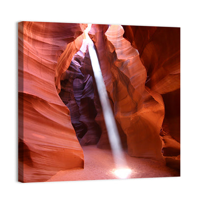 Antelope Canyon Light Beam Wall Art