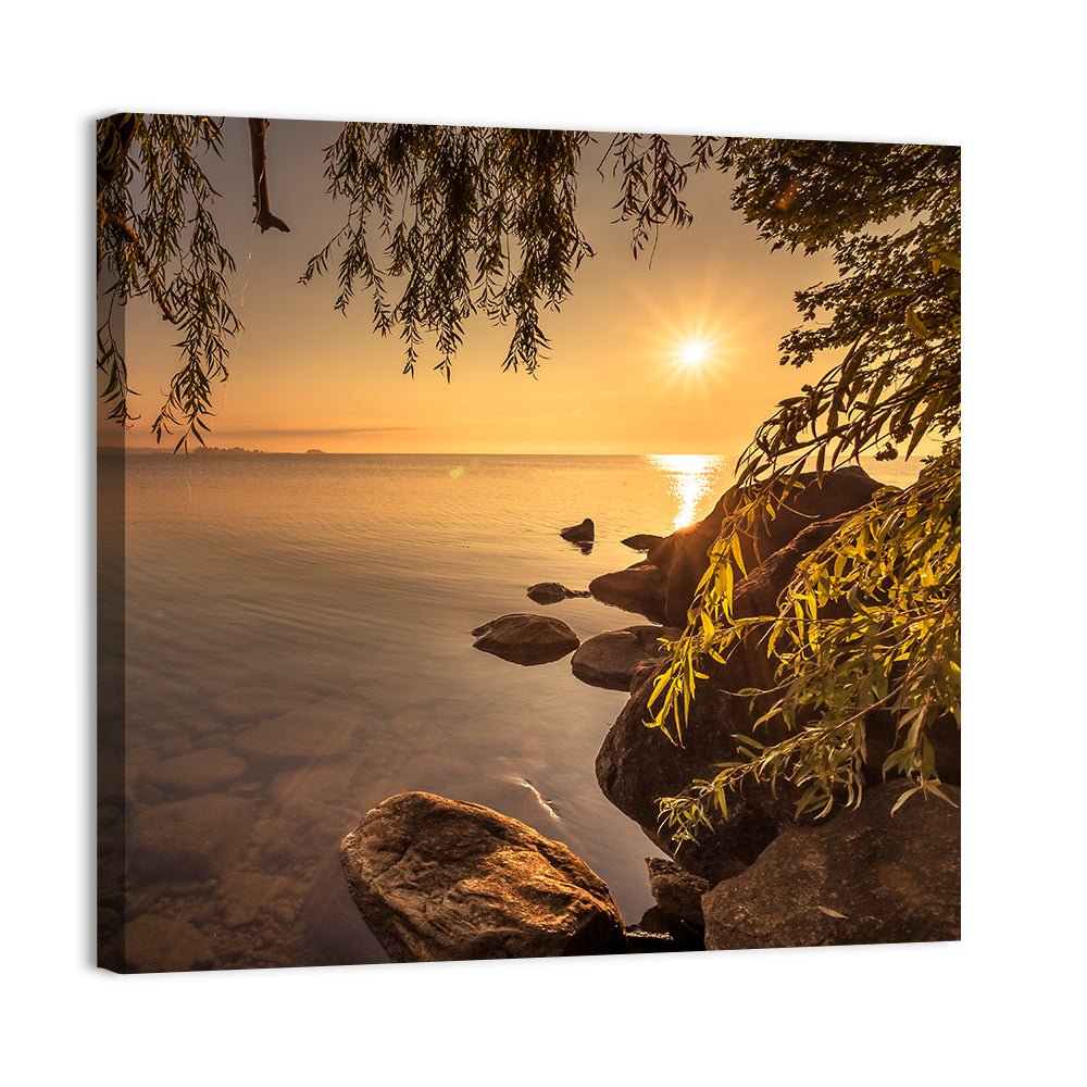 Simcoe Lake Golden Hour Wall Art