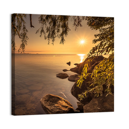 Simcoe Lake Golden Hour Wall Art