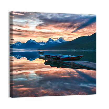 Lake Mcdonald Sunrise Wall Art