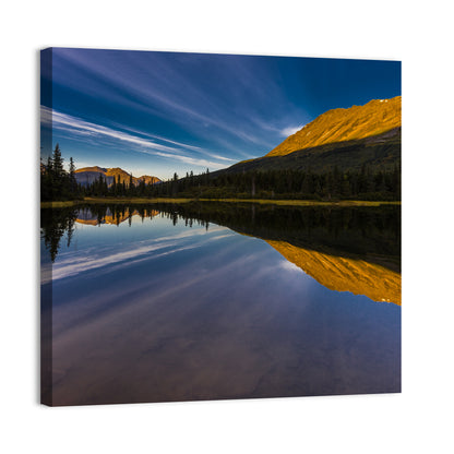 Rainbow Lake at Golden Hour Wall Art