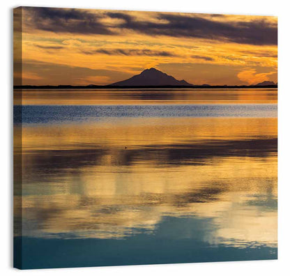 Mt Redoubt and Skilak Lake Wall Art
