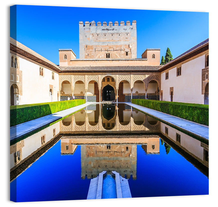 Court of the Myrtles, Alhambra Granada Wall Art