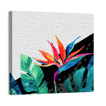 Exotic Flower Illustration Wall Art