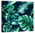 Tropical Watercolor Leaf Pattern Wall Art