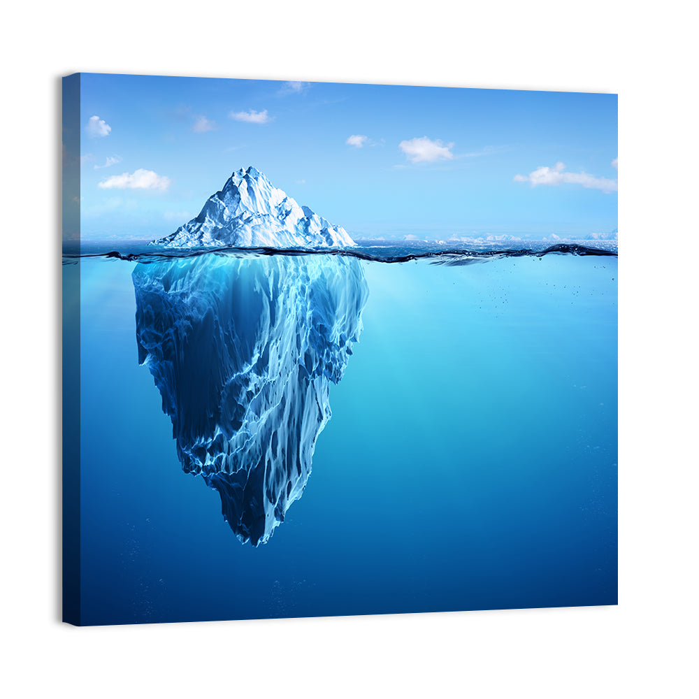 Split-level Iceberg Wall Art