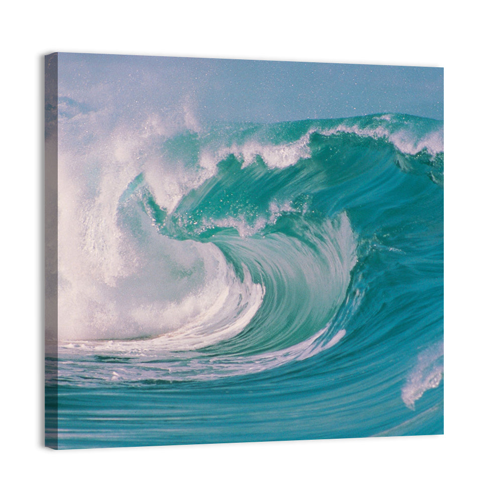 Breaking Barrel Wave Wall Art