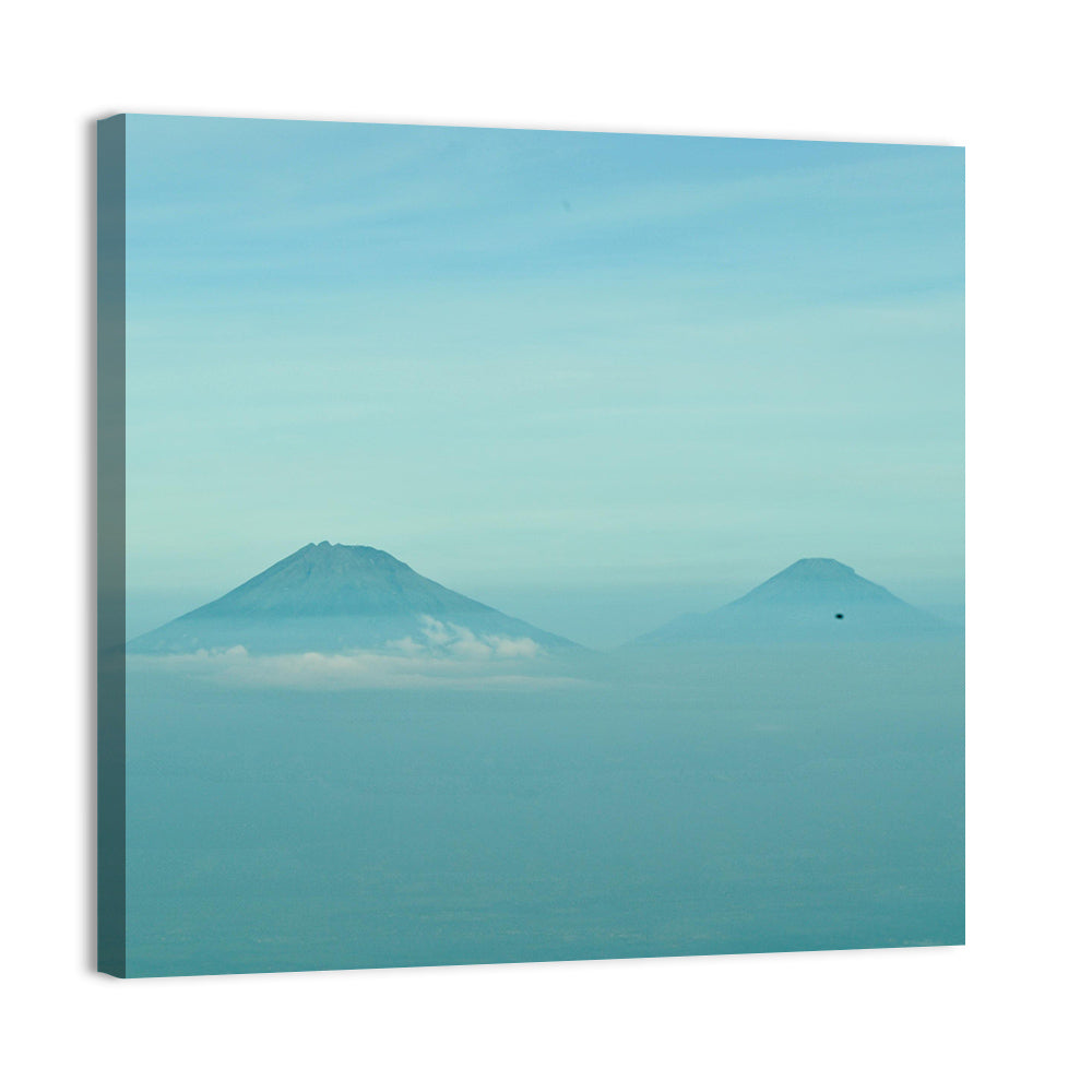 Sumbing and Sindoro Volcanoes Wall Art
