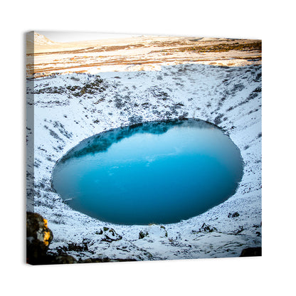 Kerid Crater Lake Wall Art