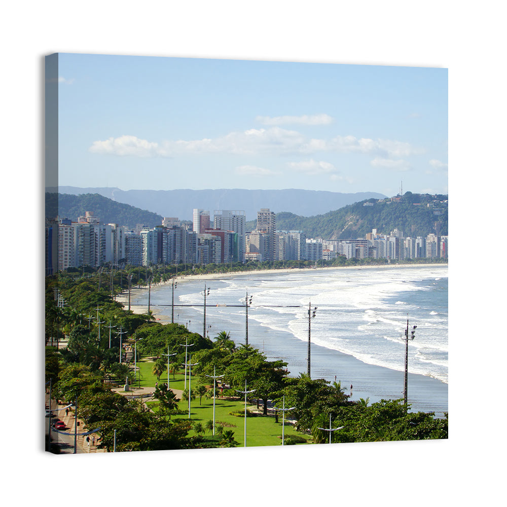 Santos Beach Promenade Wall Art