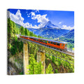 Gornergrat Tourist Train Wall Art