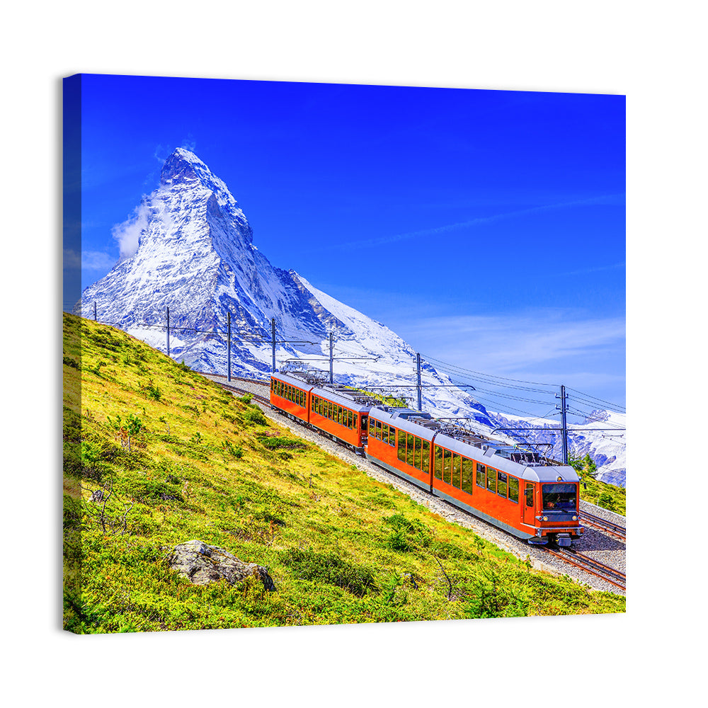 Gornergrat Train and Matterhorn Wall Art