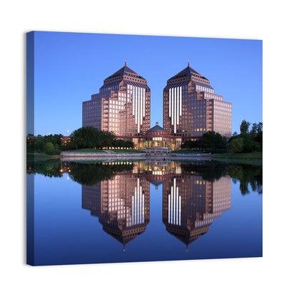 Carlson Towers at Dusk Wall Art