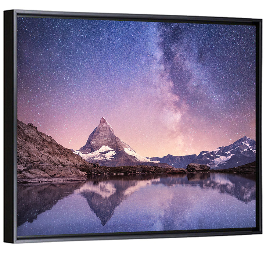 Matterhorn Starry Reflection Wall Art