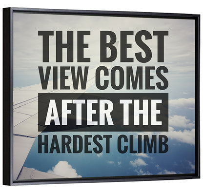 After the Hardest Climb Wall Art