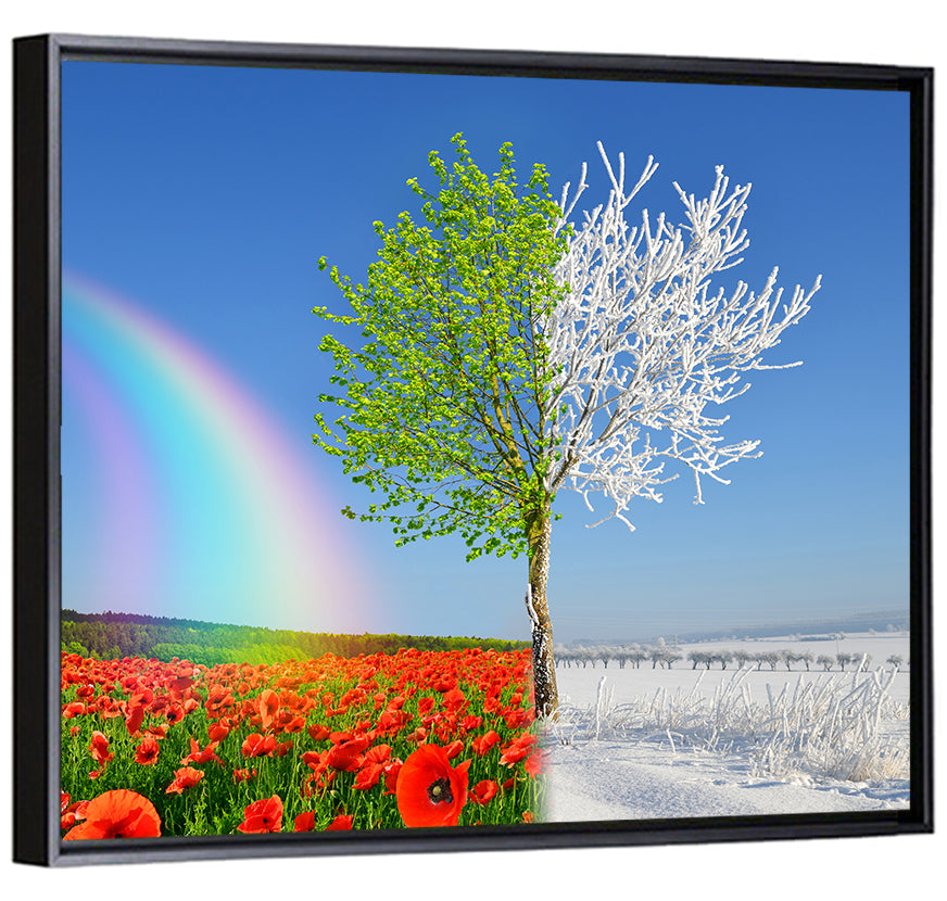 Seasonal Split Landscape Wall Art