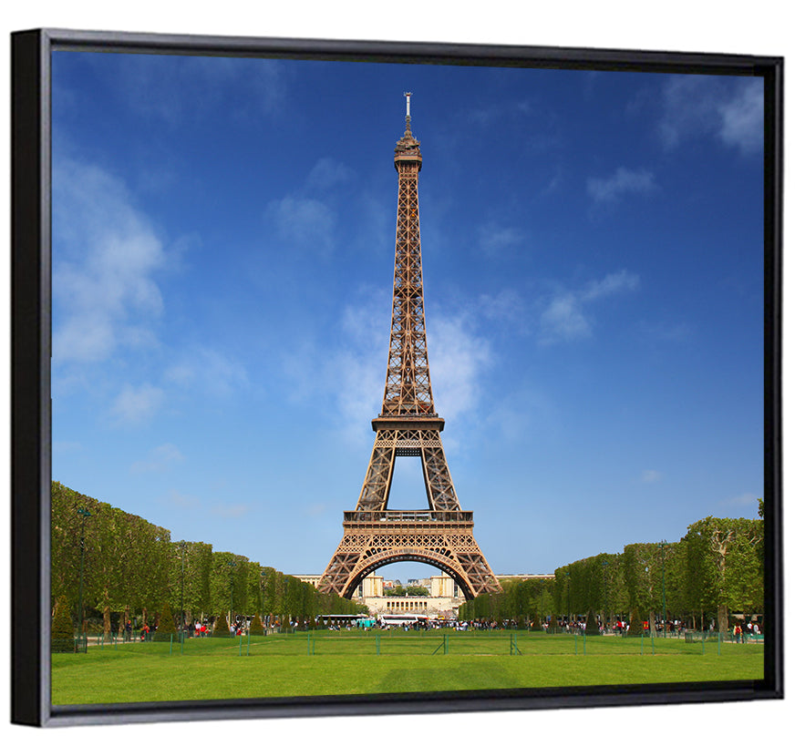 Eiffel Tower Park View Wall Art