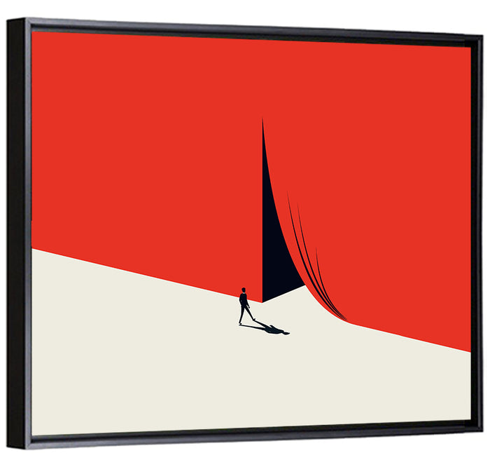 Threshold of Opportunity Wall Art as a framed canvas