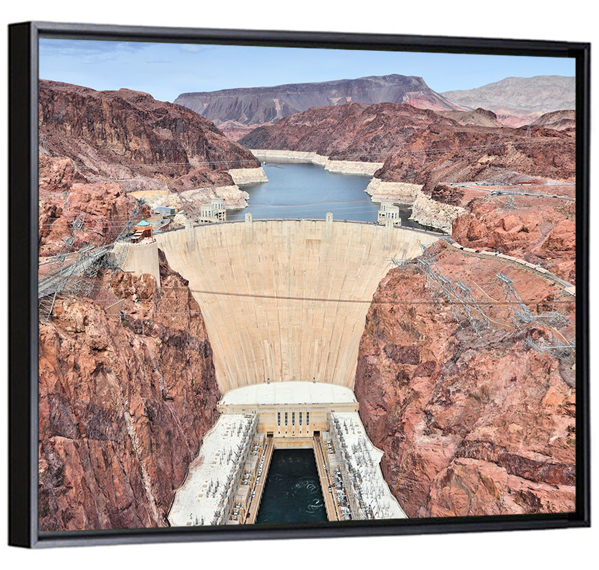 Hoover Dam High-angle View Wall Art