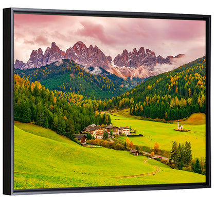 St Johann Church, Santa Maddalena Wall Art