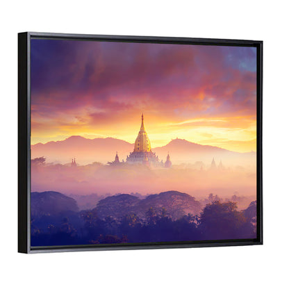Misty Bagan Stupas Wall Art
