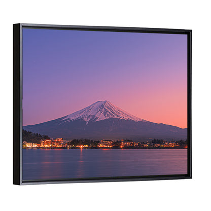 Mount Fuji Over Lake Kawaguchi Wall Art