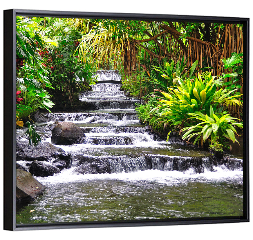 Tabacon Tiered Hot Springs Waterfall Wall Art