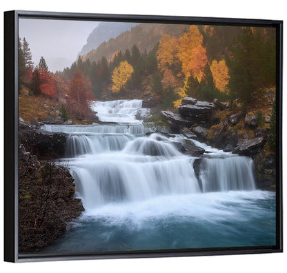 Huesca Cascading Waterfalls Wall Art