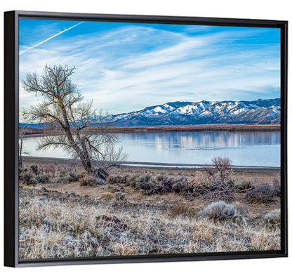 Winter Washoe Lake Morning Wall Art